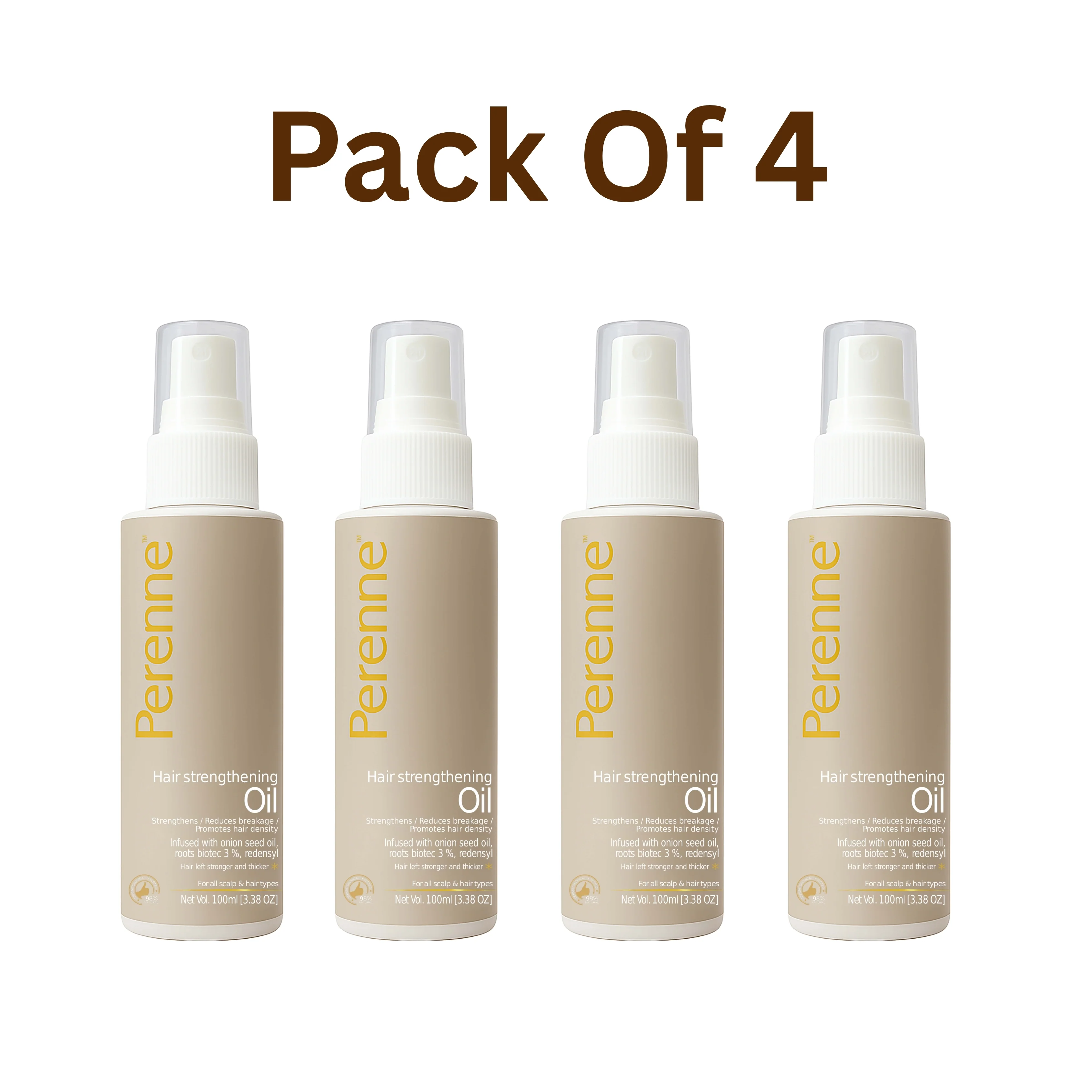 Pack Of 4 Hair Strengthening Oil (100ml x 4)