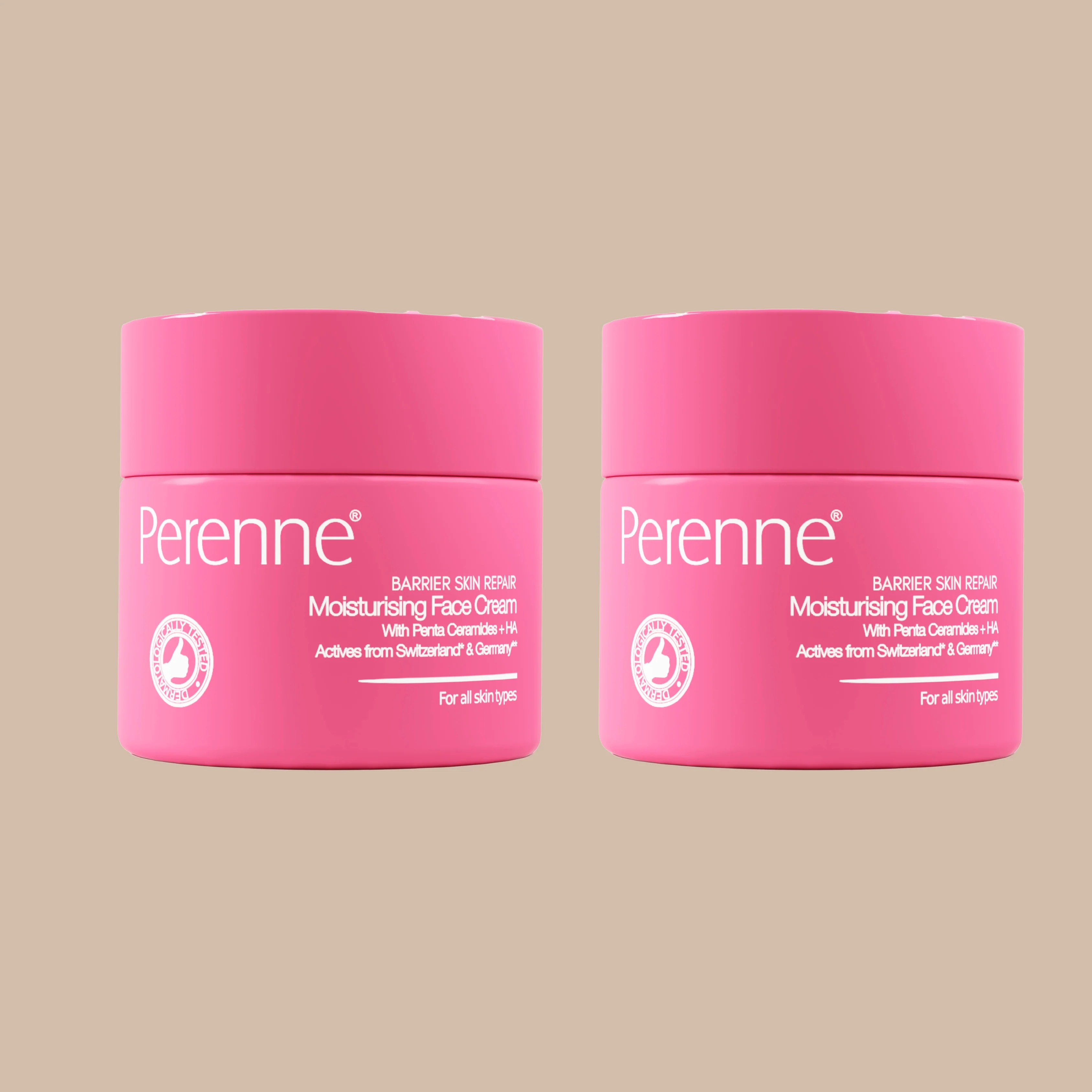 Perenne Barrier Skin Repair Moisturizing Face Cream with 5 Essential Ceramides, Niacinamide (Vitamin B3), Hyarulonic Acid, Vitamin F Complex (Omega 6 & 9) | Helps To Restore & Nourish Skin's Natural Barrier | Dermatologically Tested | For All Skin Types - Image 9