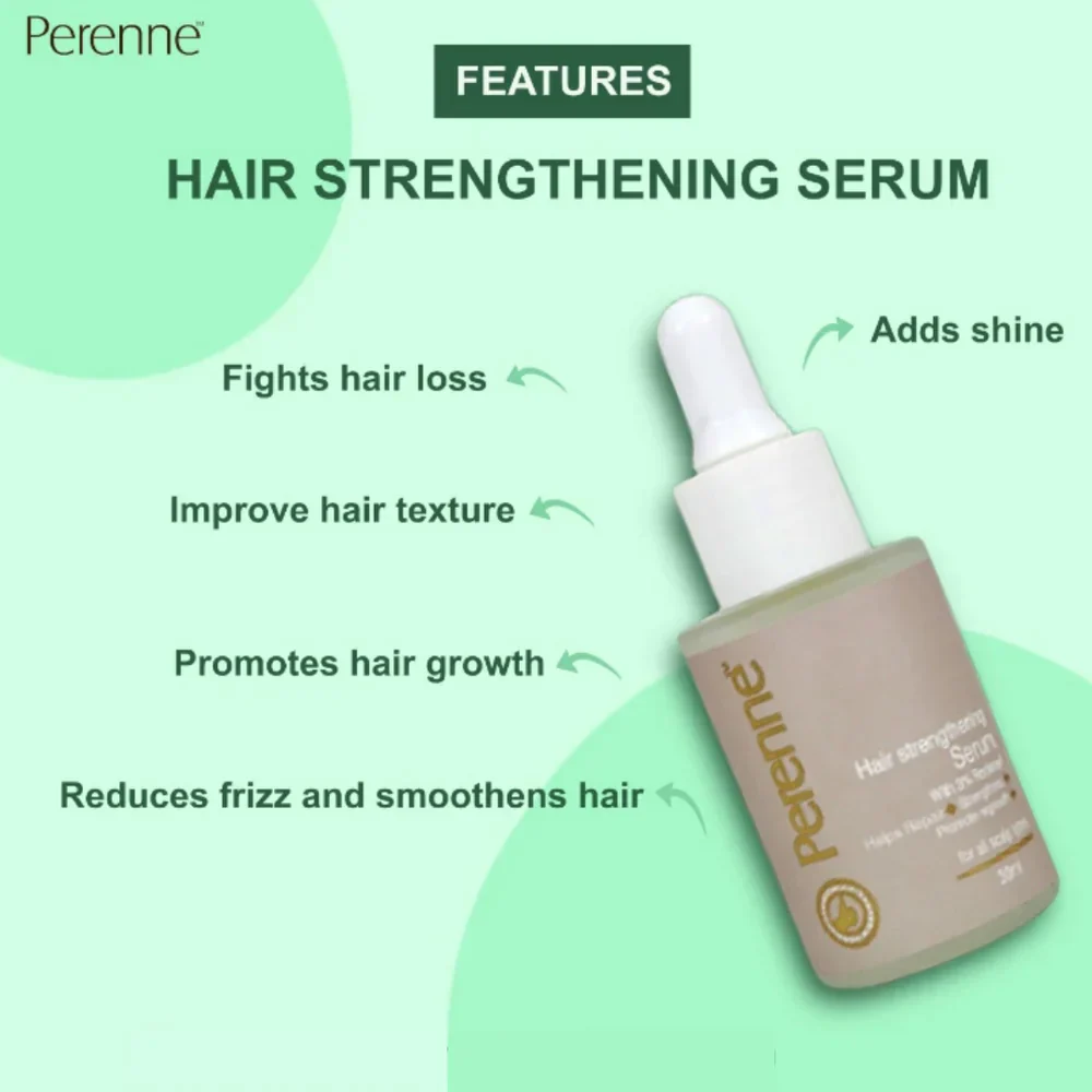 Perenne Clarifying Anti-Dandruff Hair Strengthening Kit including Clarifying  Anti-Dandruff Shampoo, Hair Strengthening Conditioner,  Hair Strengthening Oil, Hair Strengthening Serum & Hair Strengthening Mask | For Dandruff, Hair Fall & Hair Growth. - Image 5