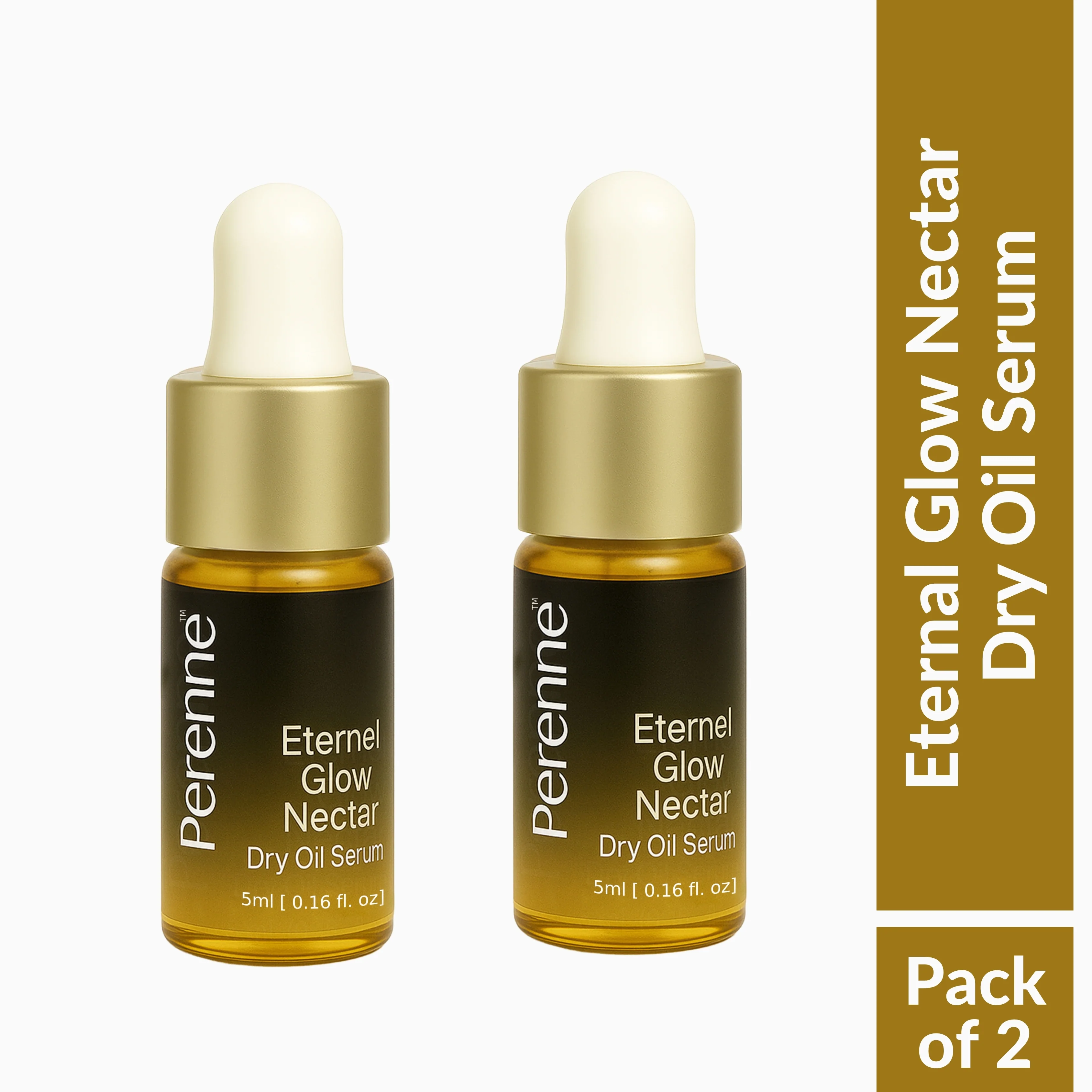 Perenne Eternal Glow Nectar Dry Oil Serum | Glowing & Brightening | Prevents Digital Aging | Non-Greasy & Lightweight (5ml & 30ml) - Image 8