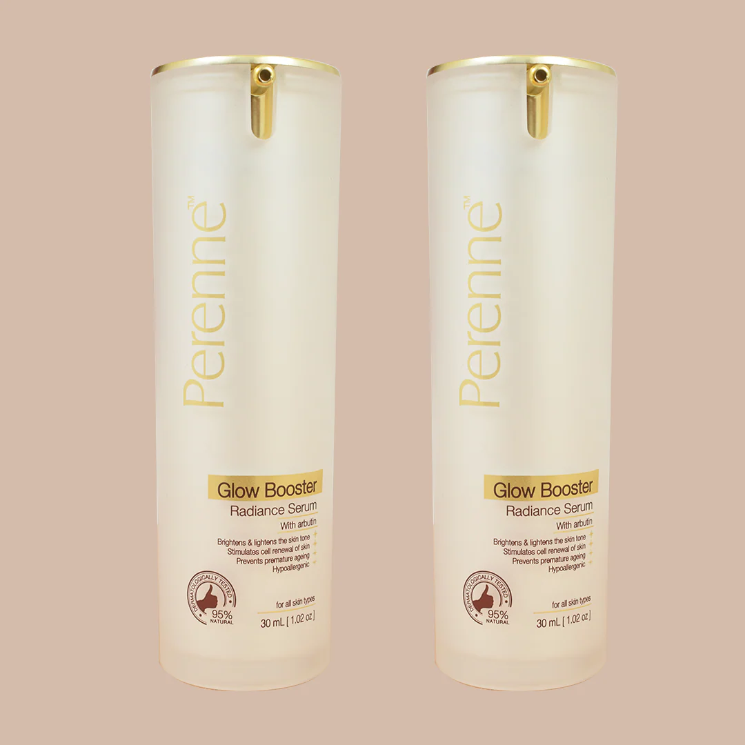 Perenne Glow Booster Radiance Serum | Brightening & Hydrating | Reduces Pigmentation & Dark Spots | With Arbutin & Hyaluronic Acid (30ml) - Image 8
