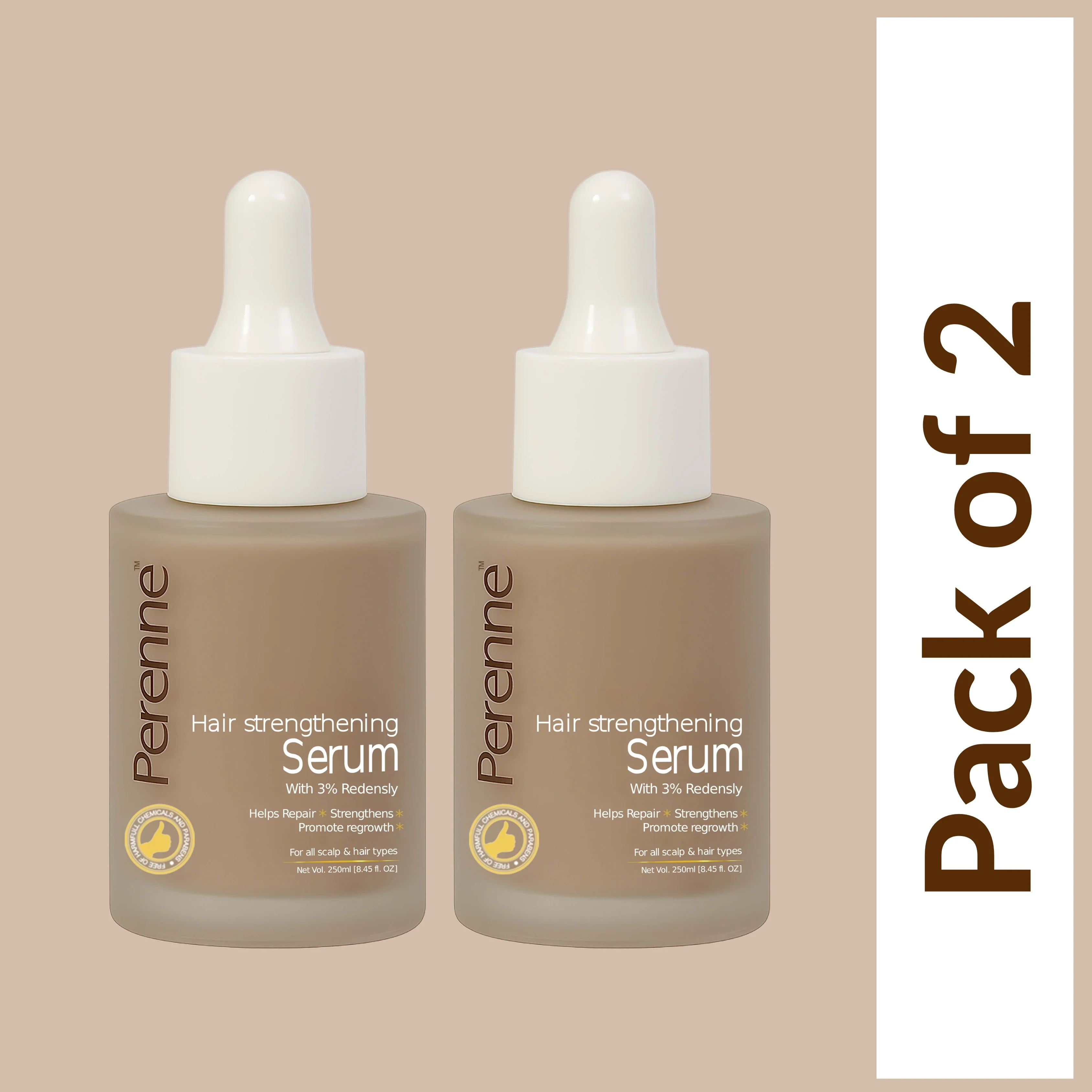 Perenne Hair Strengthening Serum | Hair Fall Control, Hair Growth & Regrowth | Redensyl, Bicapil & Anagain | Sulphate & Paraben Free | All Hair Types - Image 12