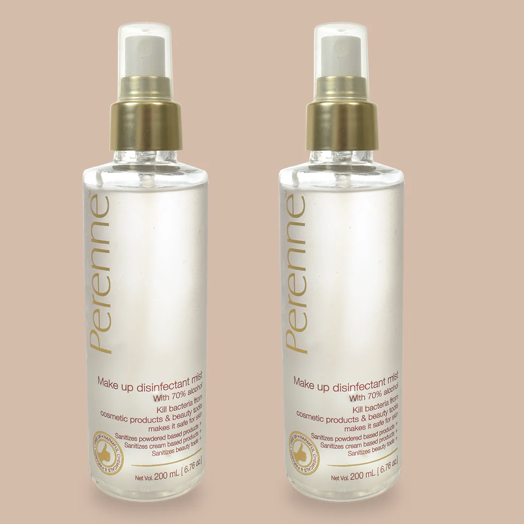 Perenne Makeup Disinfectant Mist | 70% Alcohol | Quick-Drying | Antibacterial | Makeup & Beauty Tools Sanitizer - Image 8