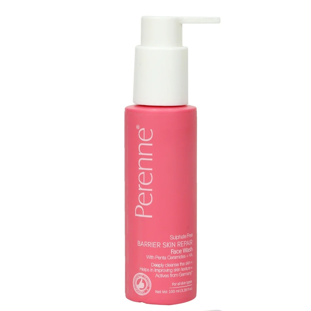 Perenne Sulphate Free Barrier Skin Repair Face Wash With 5 Essential Ceramides & Hyaluronic Acid | Improves skin texture | Repairs and strengthens the skin barrier | Dermatologically tested | Gentle for All Skin Types - Image 9