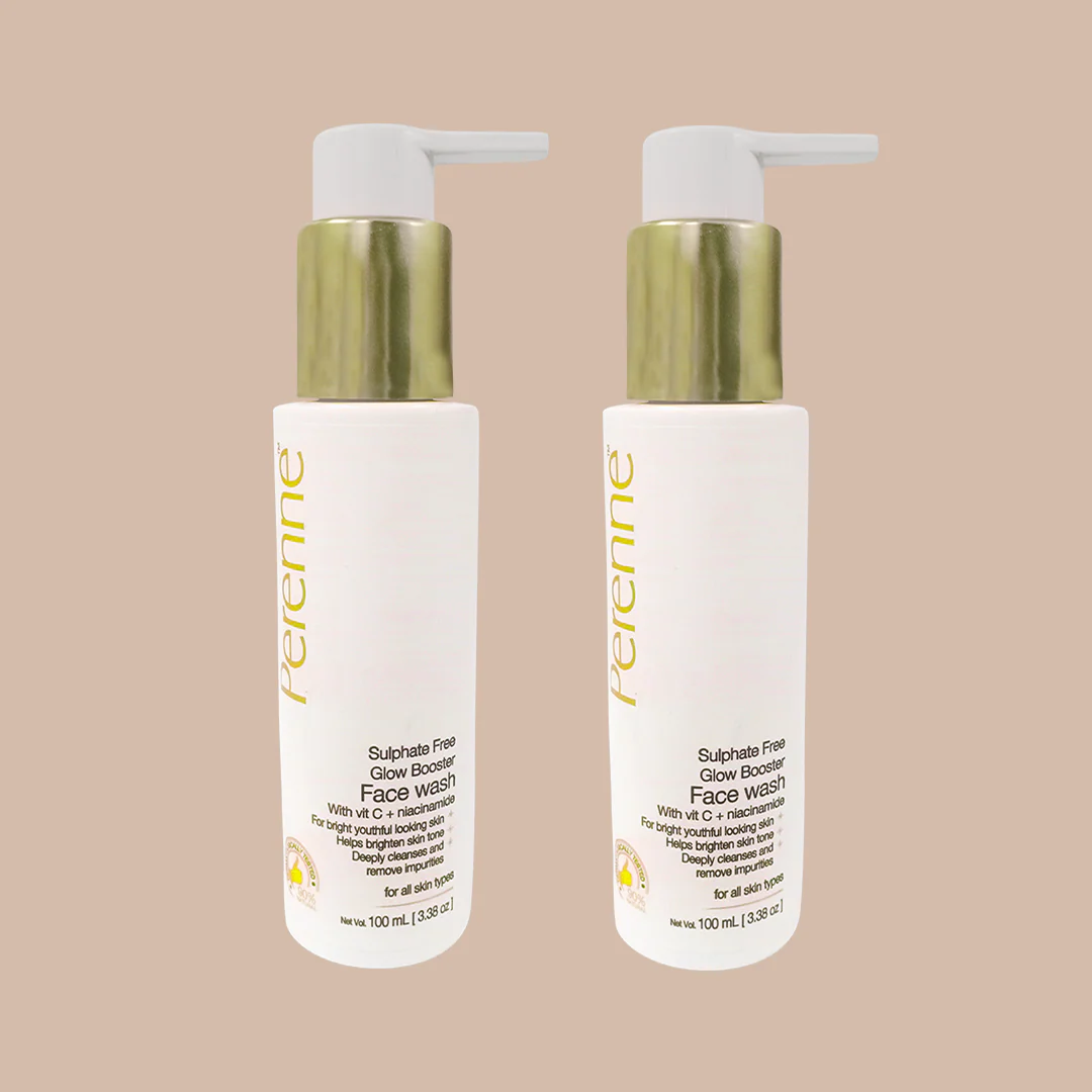 Perenne Glow Booster Face Wash | Vitamin C & Niacinamide | Glowing, Brightening & Skin Lightening | Sulphate-Free & Gentle Cleansing (100ml) - Image 7