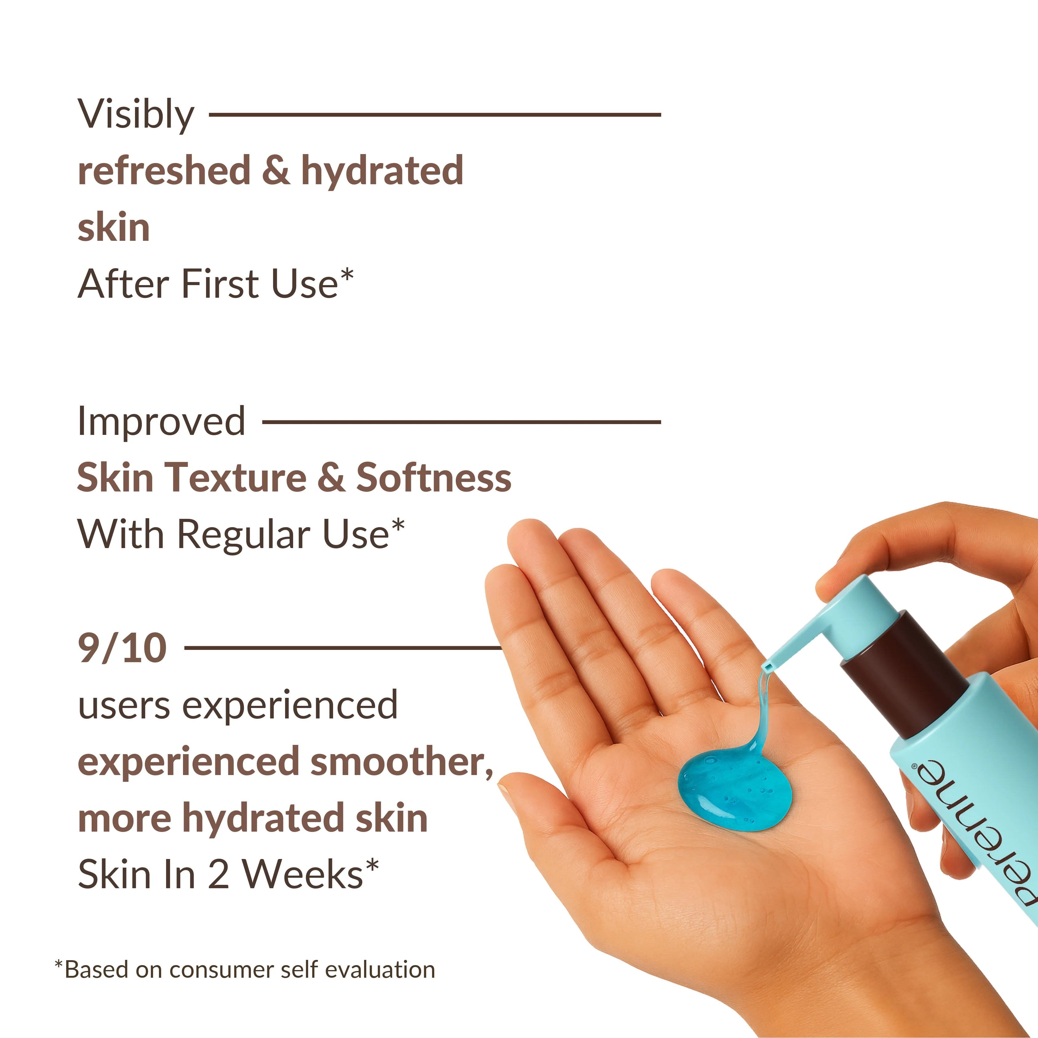 Perenne Sulphate-Free Hydration Booster Face Wash with Hyaluronic Acid & Swiss Glacier Water | Gentle Cleanser for Hydrated & Glowing Skin | For All Skin Types | 100ml - Image 4